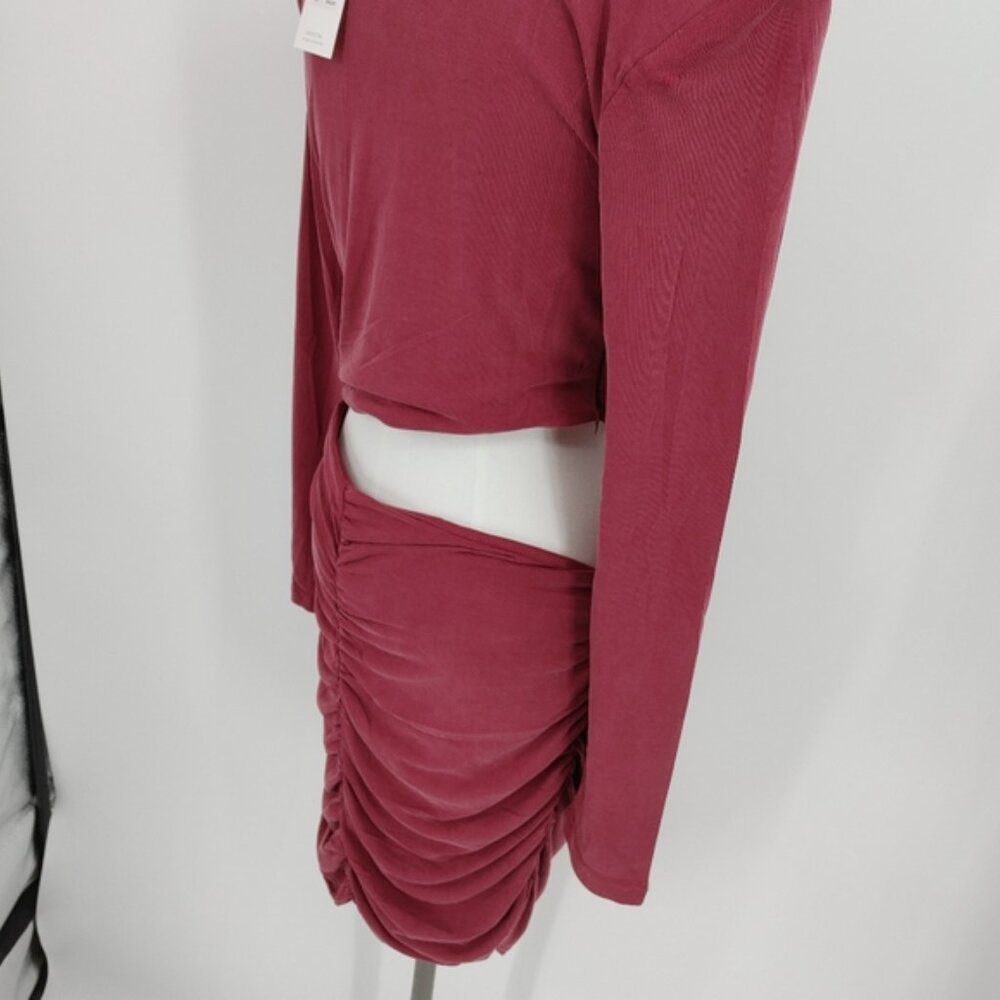 Bardot Rosa Ruched Mini Dress - Picture 4 of 5